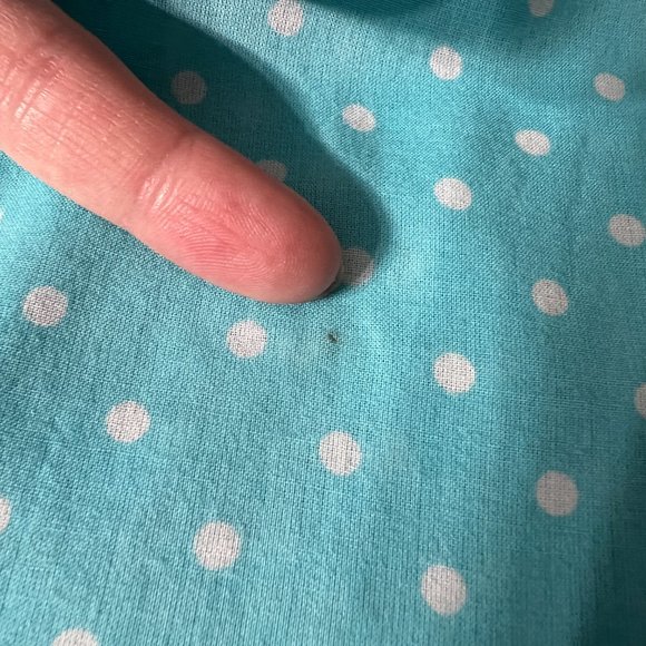 LRL Ralph Lauren Button Up Shirt 1X Blue Polka Dot Long Sleeve Top Plus Womens - Picture 6 of 9